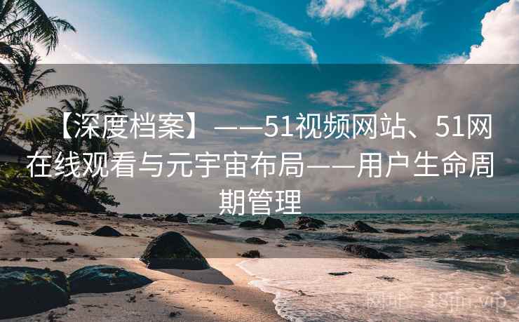 【深度档案】——51视频网站、51网在线观看与元宇宙布局——用户生命周期管理  第1张