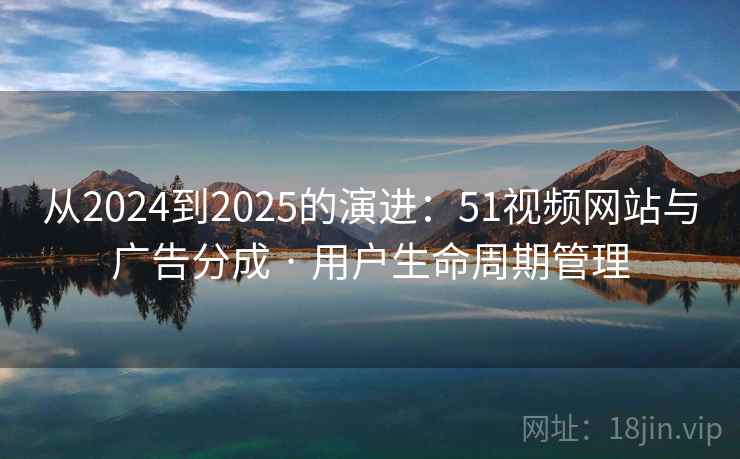 从2024到2025的演进:51视频网站与广告分成 · 用户生命周期管理